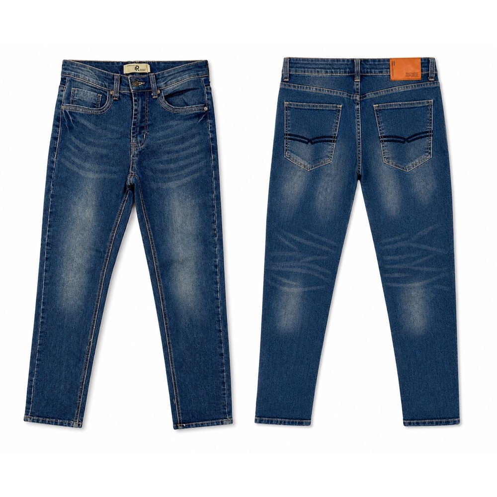 Refinery‎ Republic Jeans Mens 30x30 Blue Excellent Straight Leg Denim